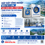 Máy Giặt Công Nghiệp Đầu Tư 1 Lần, Vận Hành Hơn 1 Thập Kỷ: Case Study Tại Cao Bằng
